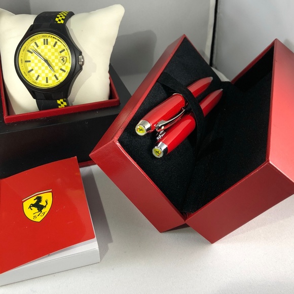 Ferrari Movado Watch, Toy Car, Pen Package - Picture 5 of 7